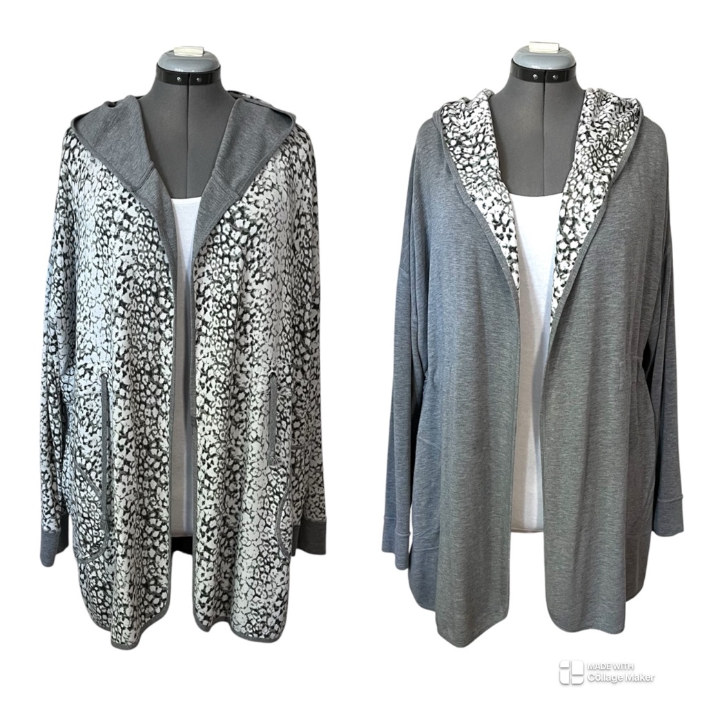 Tribal Reversible Hooded Jacket L